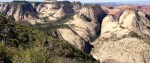 From above the West Rim Trail (Zion National park)