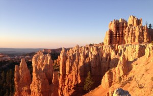 Bryce canyon at sunset